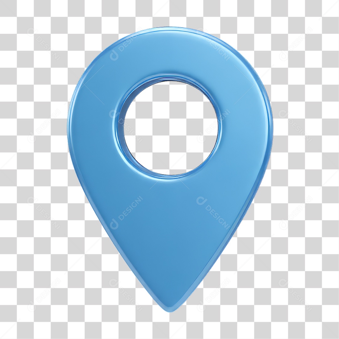 Ícone Pin de Localização PNG Transparente