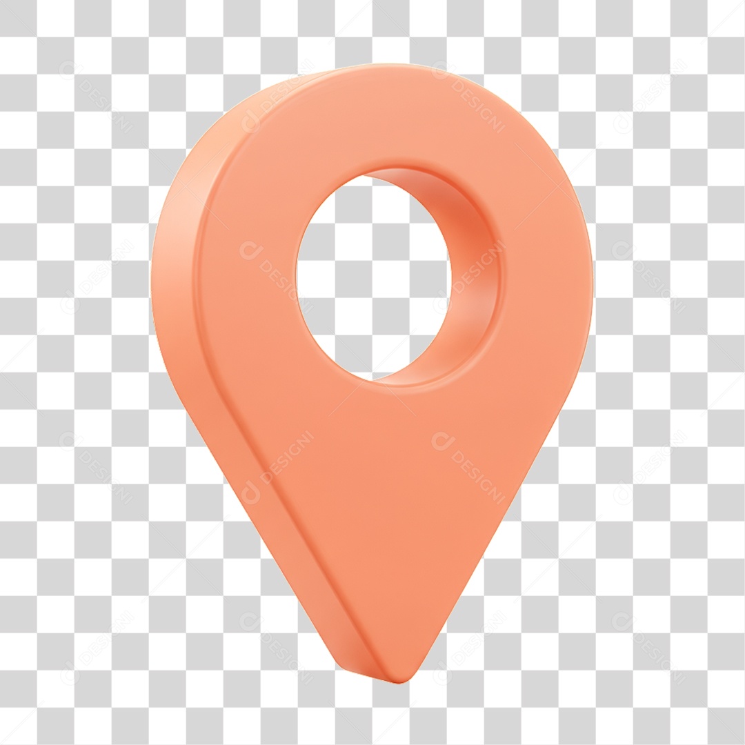 Ícone Pin de Localização PNG Transparente