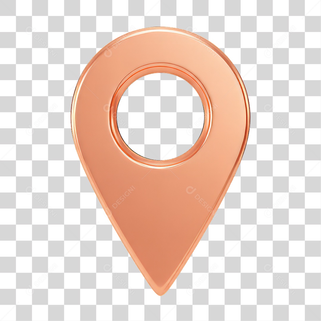 Ícone Pin de Localização PNG Transparente