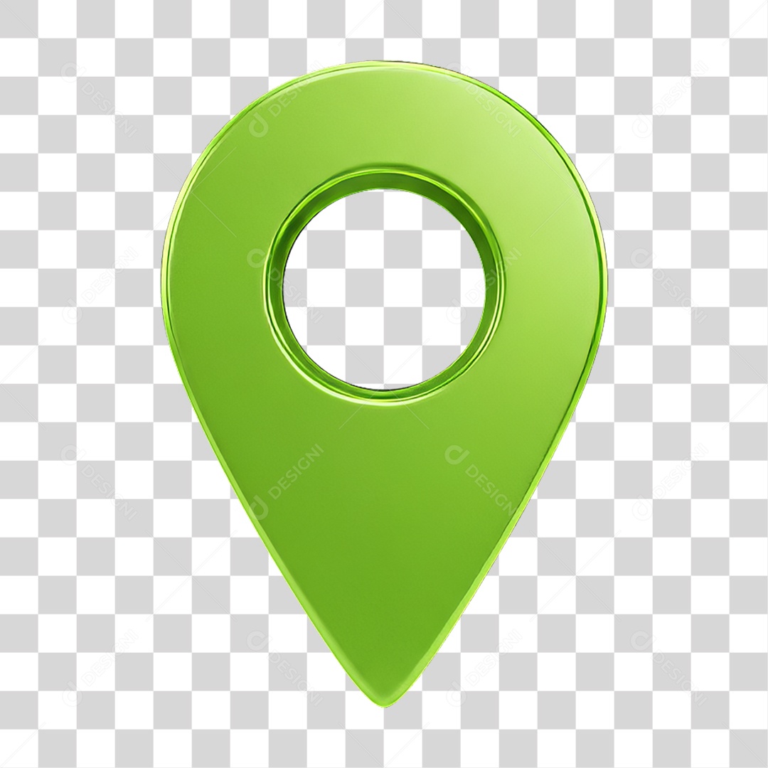 Ícone Pin de Localização PNG Transparente