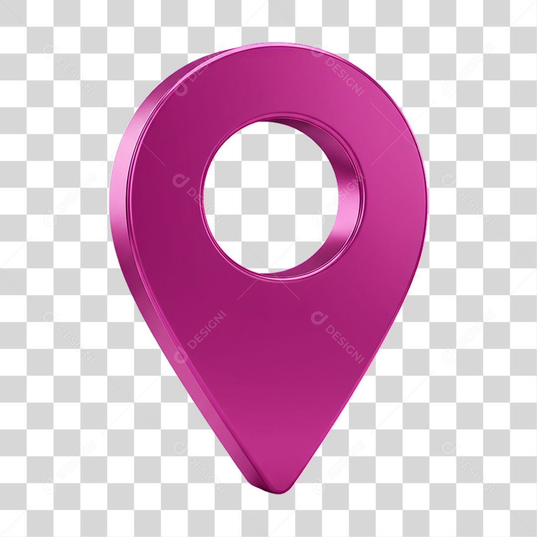 Ícone Pin de Localização PNG Transparente