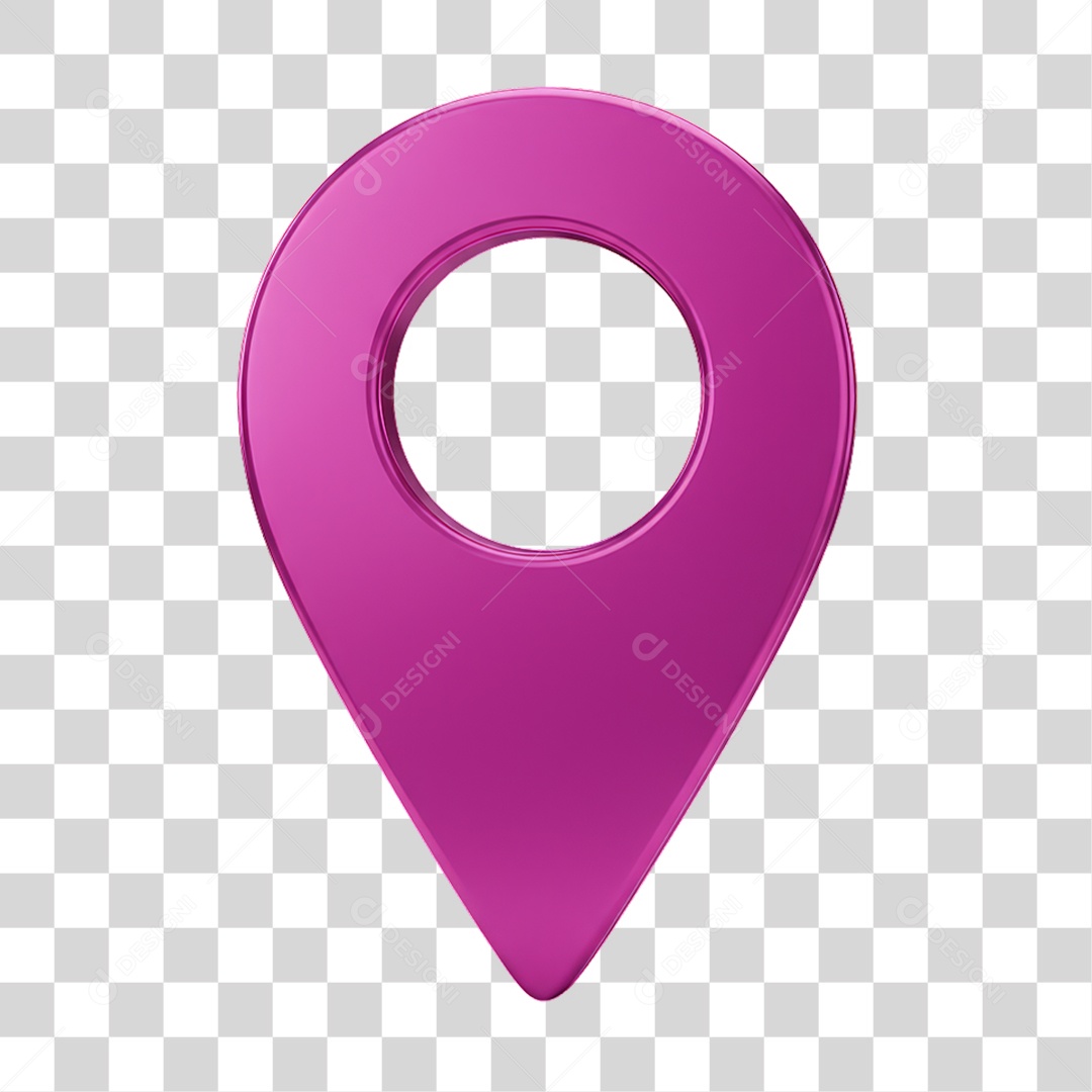 Ícone Pin de Localização PNG Transparente