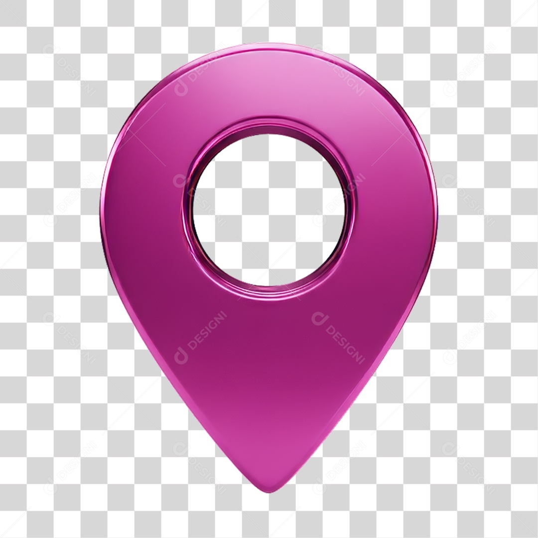 Ícone Pin de Localização PNG Transparente