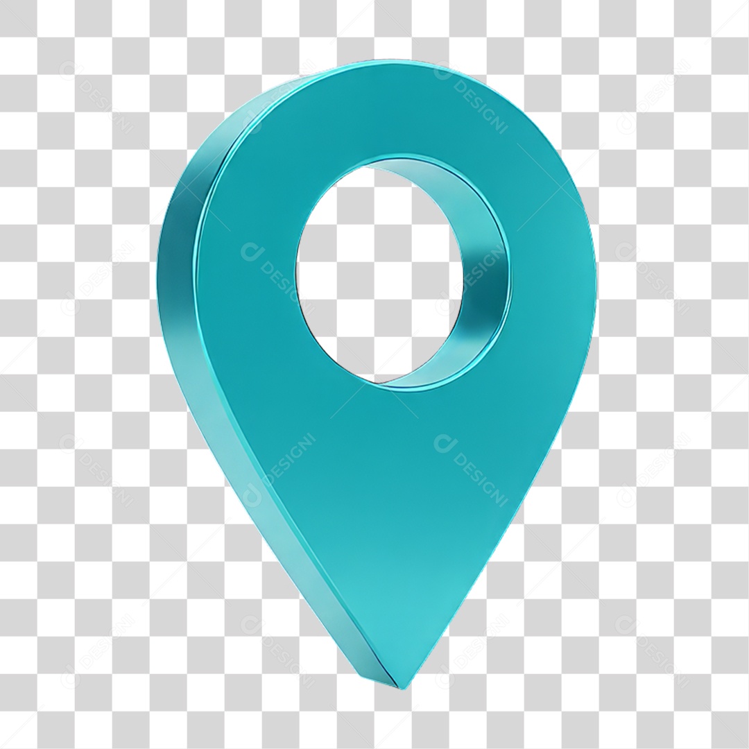 Ícone Pin de Localização PNG Transparente