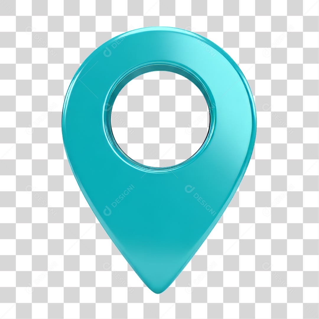 Ícone Pin de Localização PNG Transparente