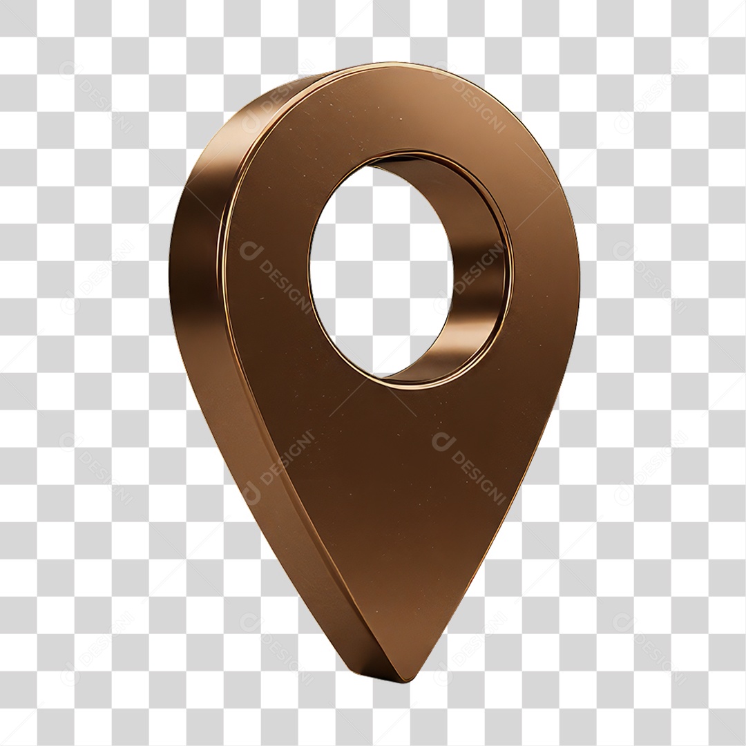 Ícone Pin de Localização PNG Transparente