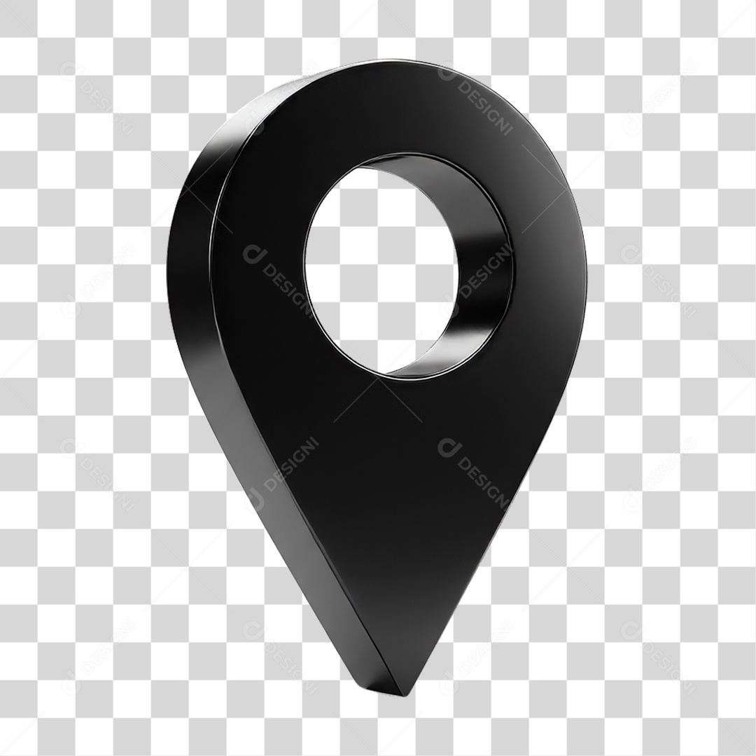 Ícone Pin de Localização PNG Transparente