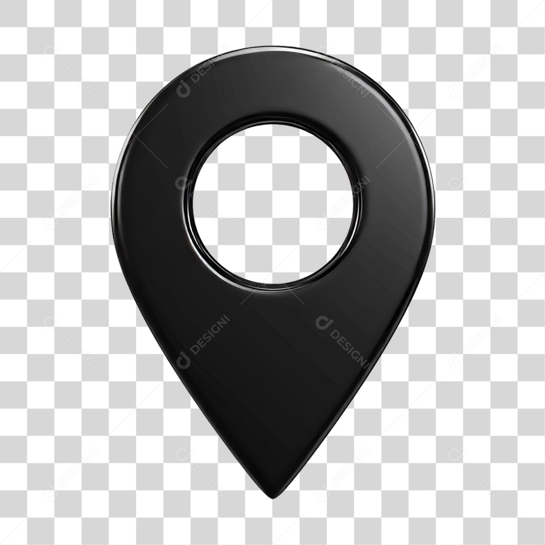 Ícone Pin de Localização PNG Transparente