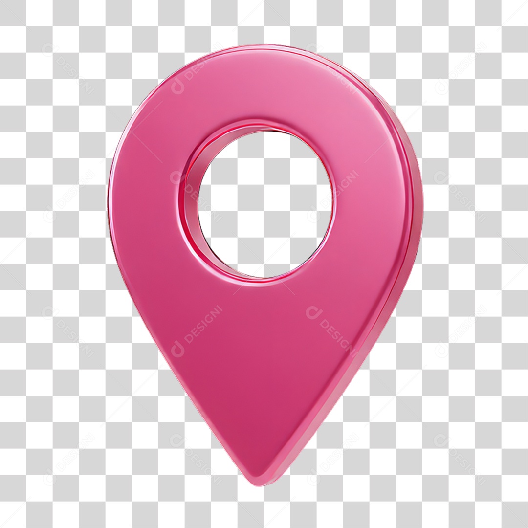 Ícone Pin de Localização PNG Transparente