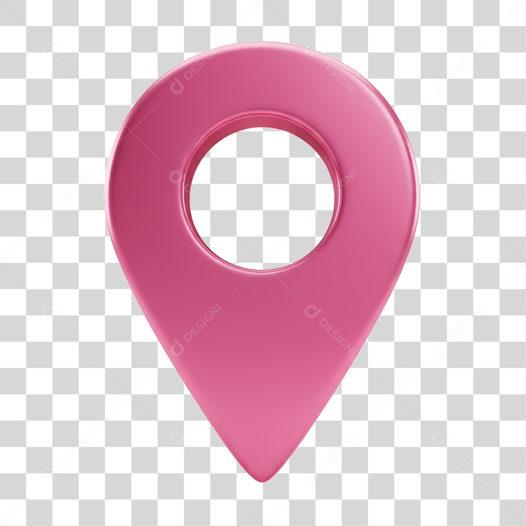 Ícone Pin de Localização PNG Transparente