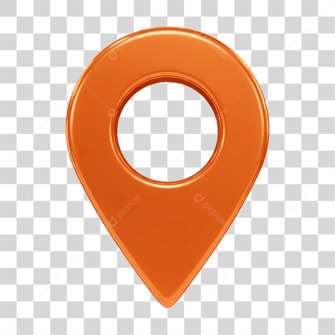 Ícone Pin de Localização PNG Transparente