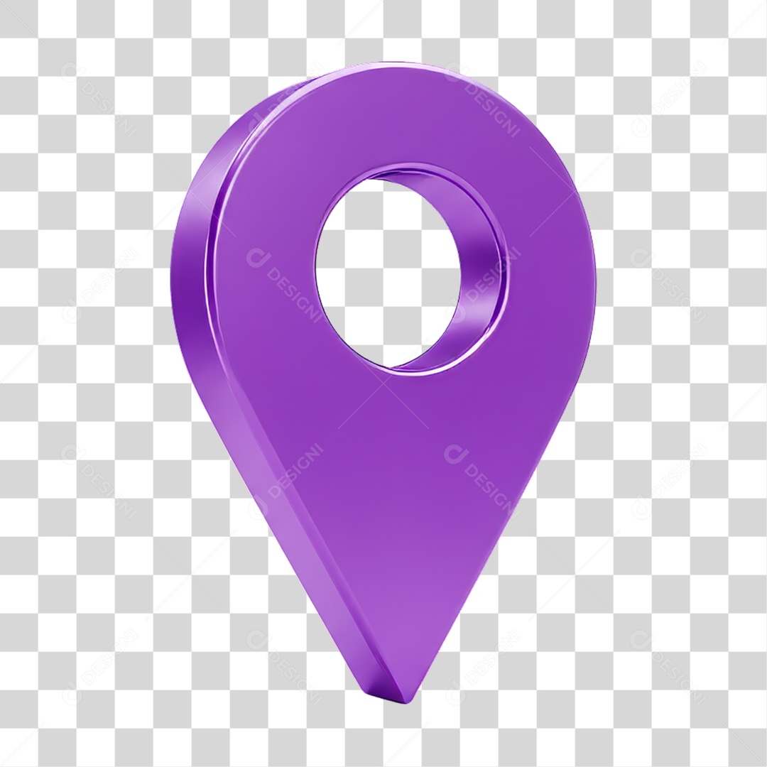 Ícone Pin de Localização PNG Transparente