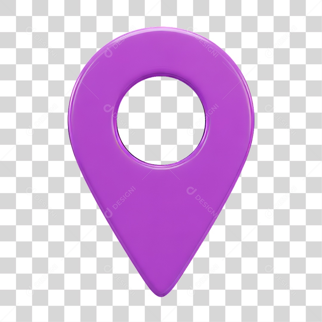 Ícone Pin de Localização PNG Transparente