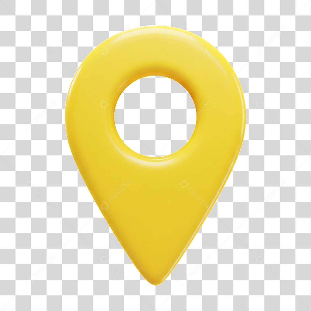 Ícone Pin de Localização PNG Transparente