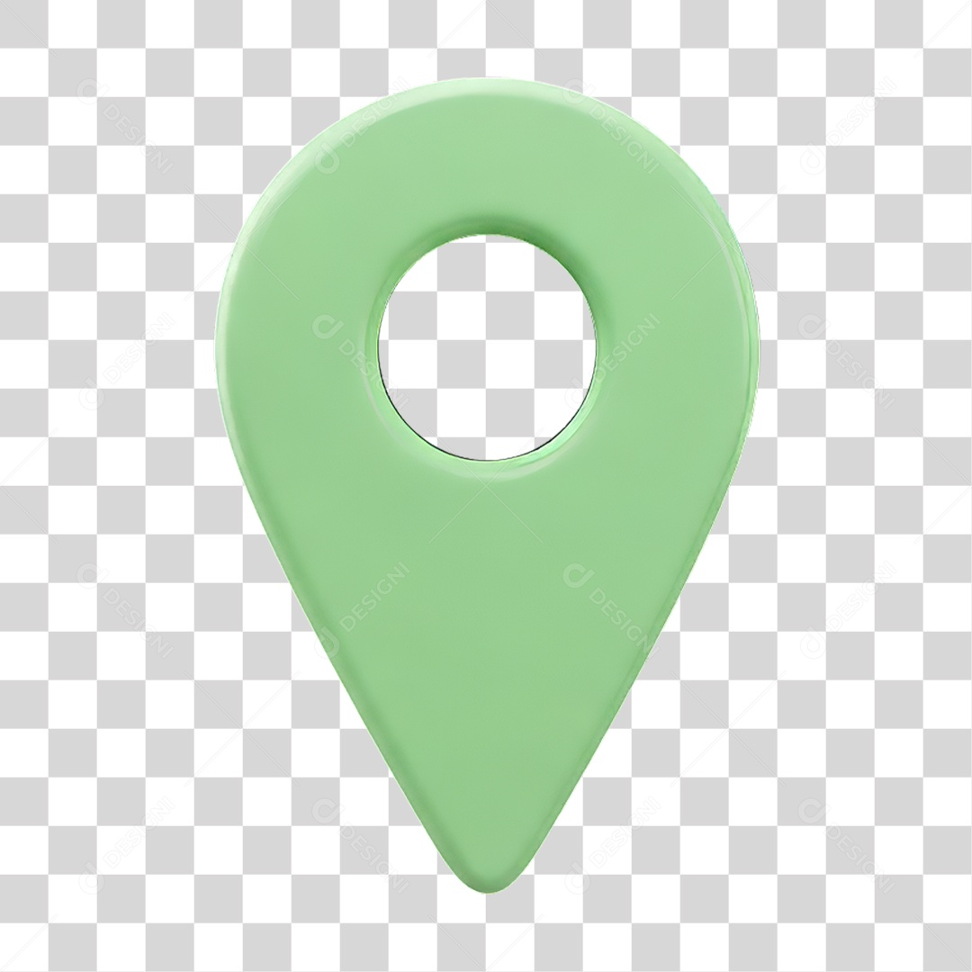 Ícone Pin de Localização PNG Transparente