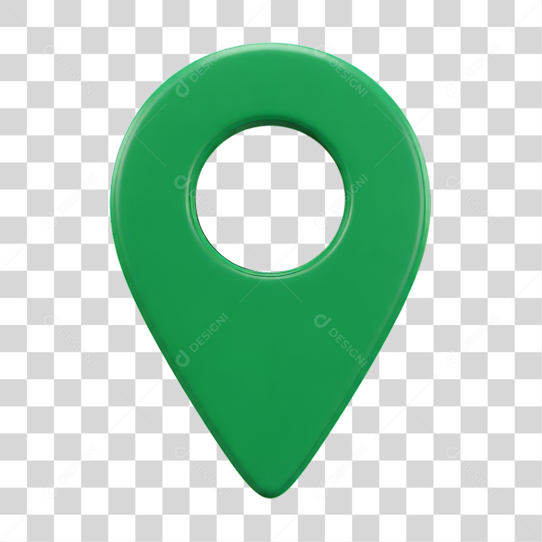 Ícone Pin de Localização PNG Transparente