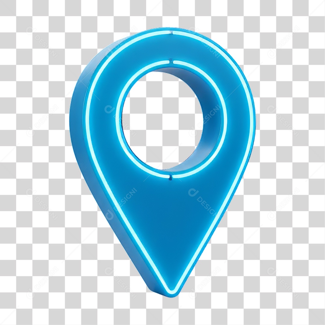 Ícone Pin de Localização PNG Transparente