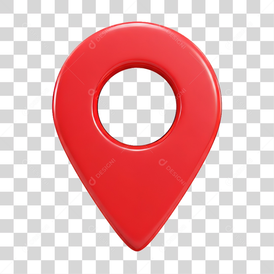 Ícone Pin de Localização PNG Transparente