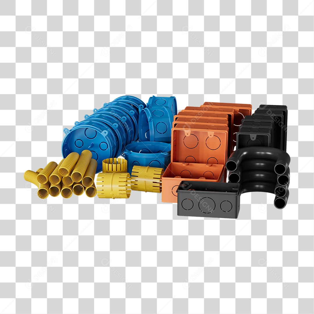 Caixas de Passagem Materiais de Acabamento Elétrico PNG Transparente