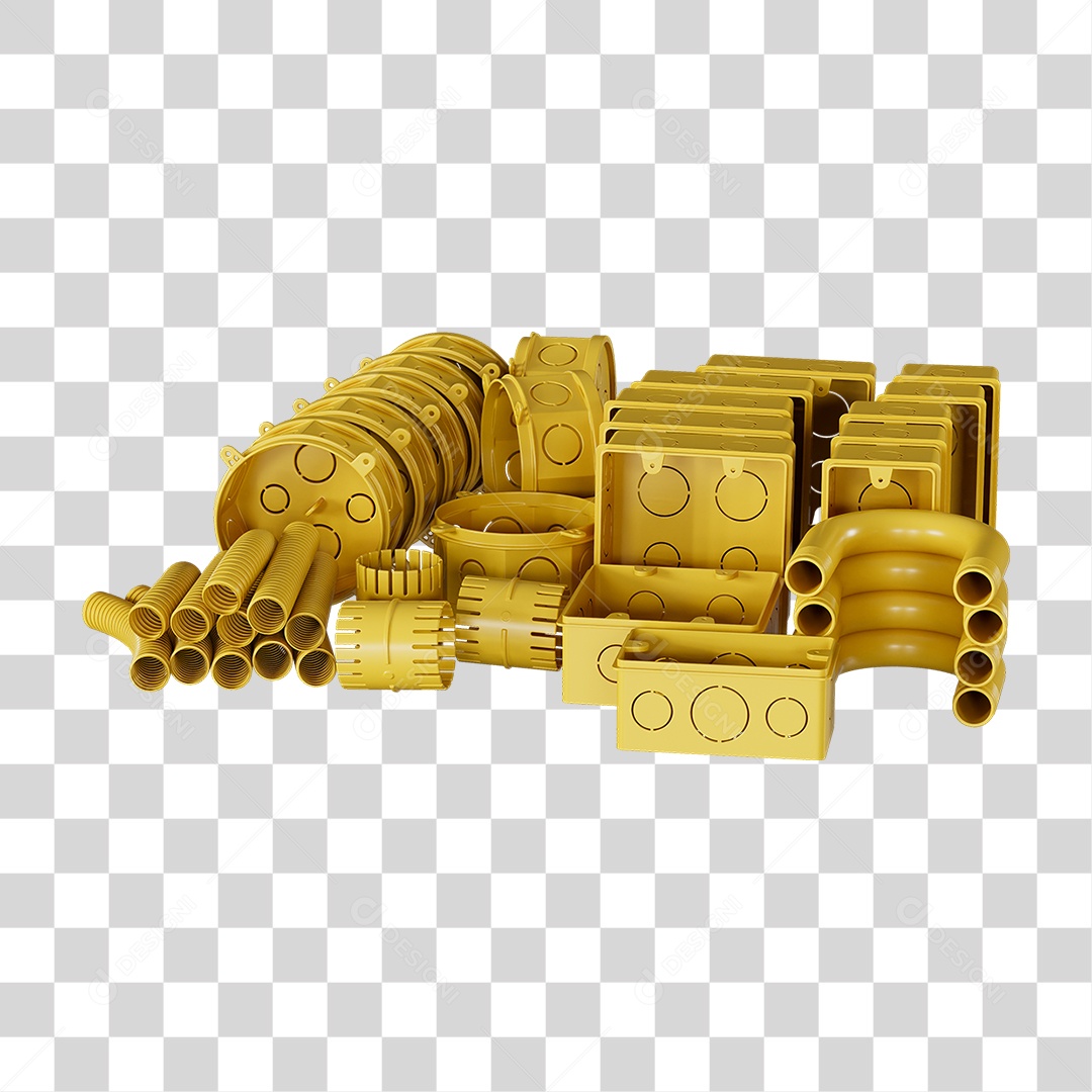 Caixas de Passagem Materiais de Acabamento Elétrico PNG Transparente