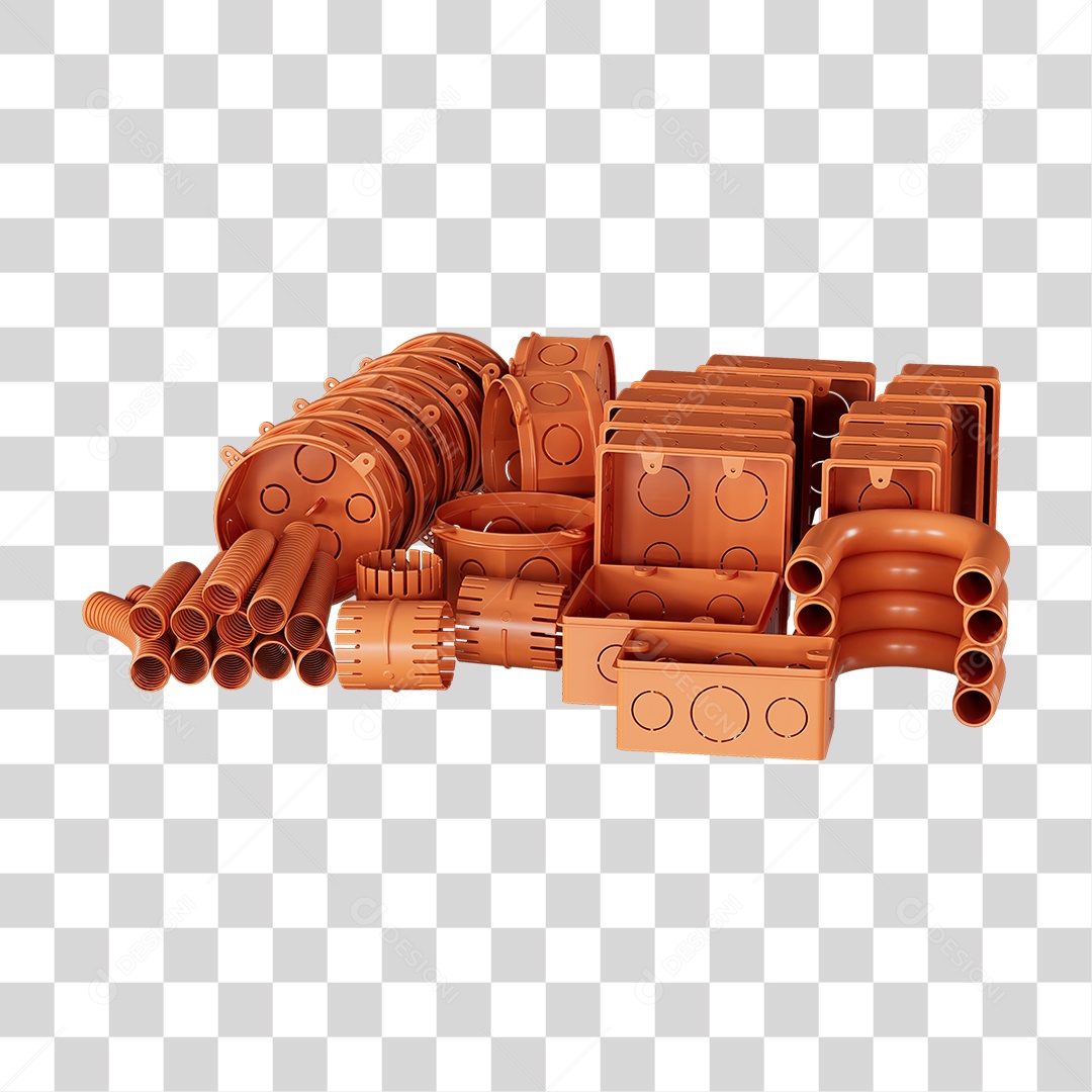 Caixas de Passagem Materiais de Acabamento Elétrico PNG Transparente