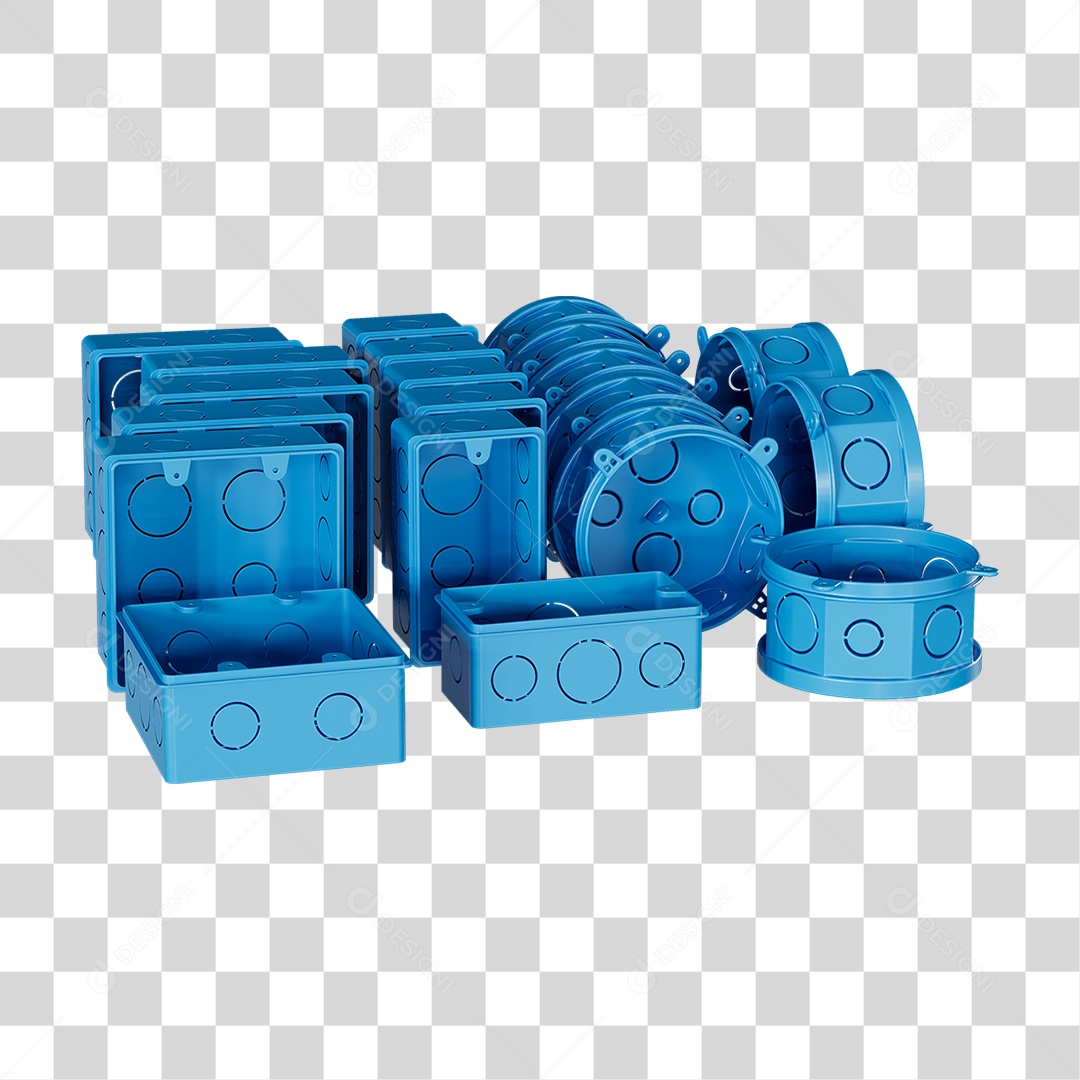 Caixas de Passagem Materiais de Acabamento Elétrico PNG Transparente
