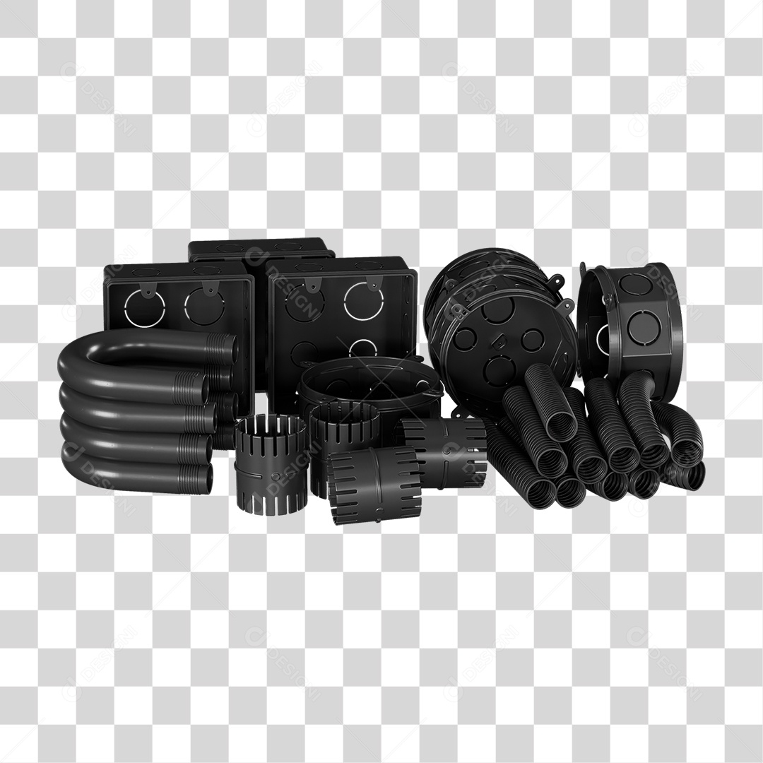 Caixas de Passagem Materiais de Acabamento Elétrico PNG Transparente