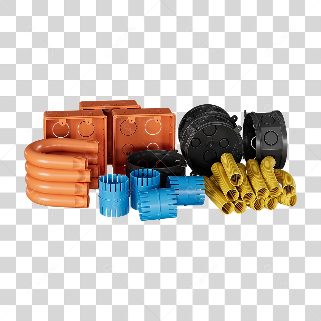 Caixas de Passagem Materiais de Acabamento Elétrico PNG Transparente