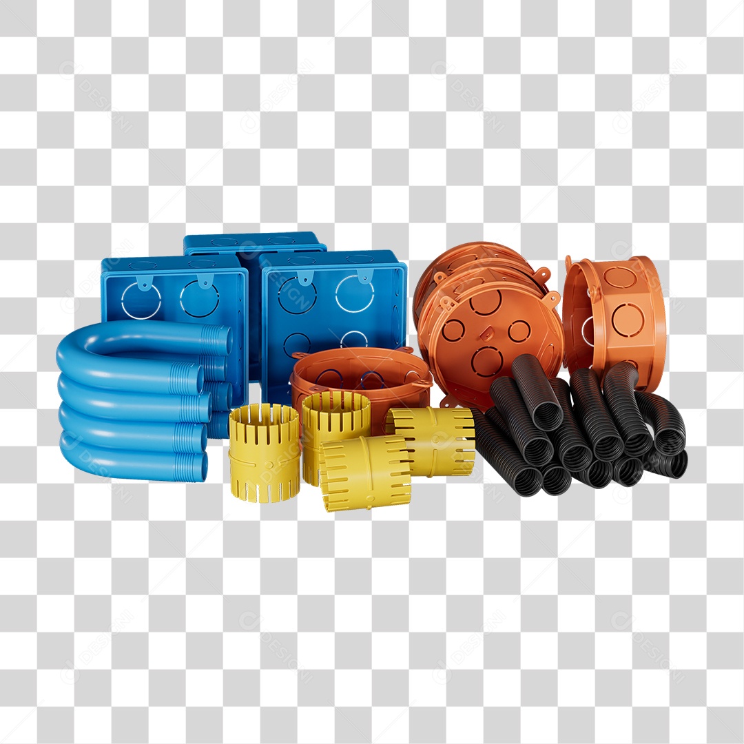 Caixas de Passagem Materiais de Acabamento Elétrico PNG Transparente