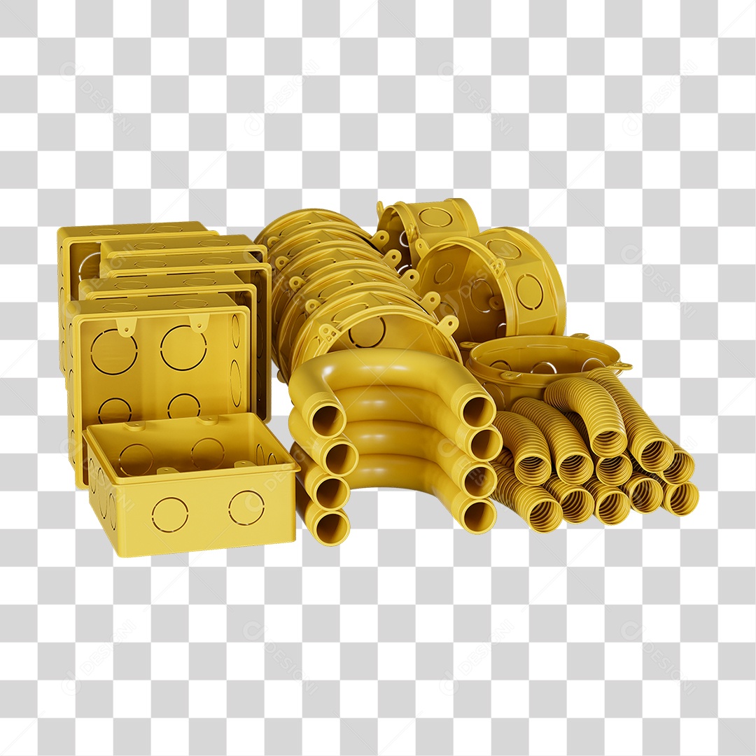 Caixas de Passagem Materiais de Acabamento Elétrico PNG Transparente