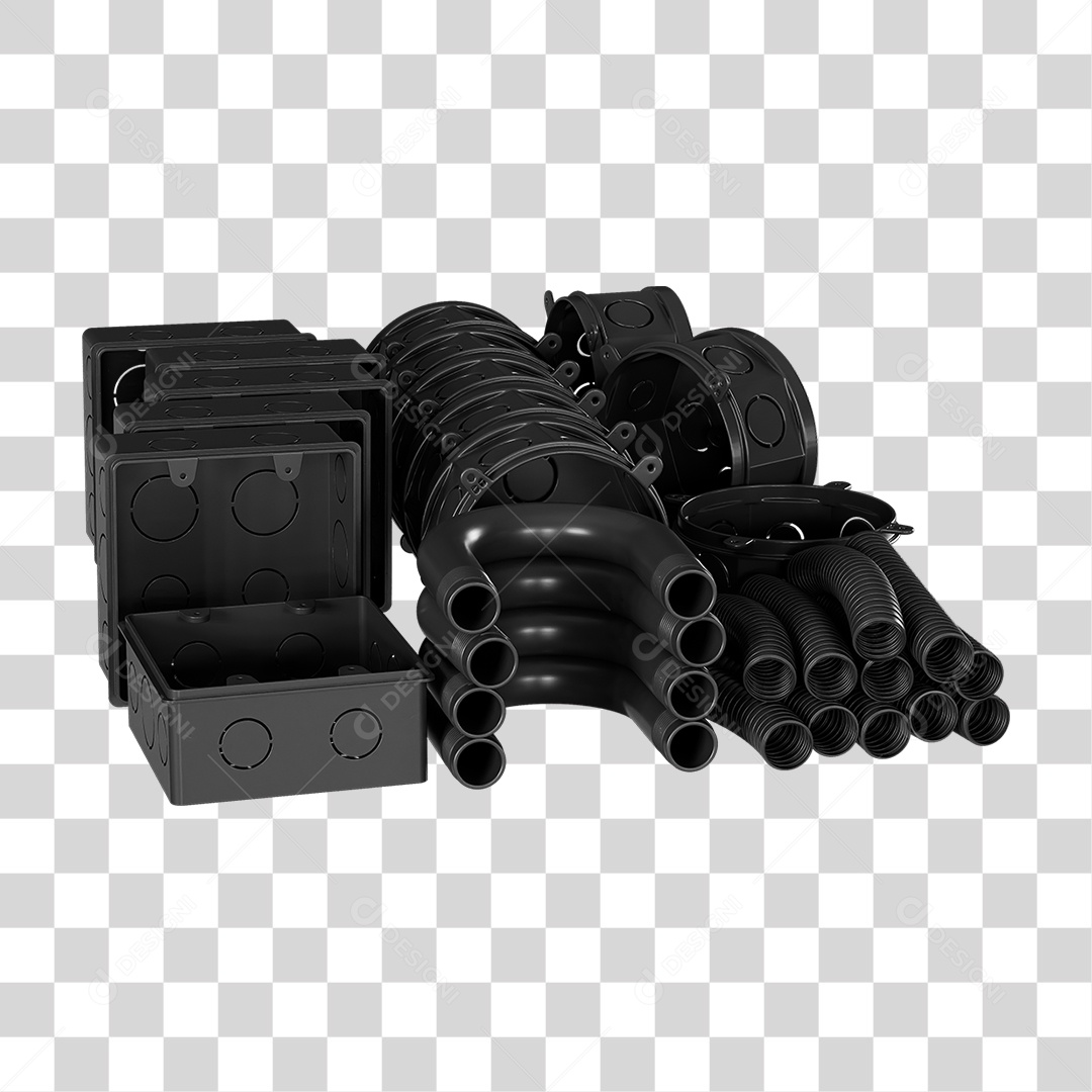 Caixas de Passagem Materiais de Acabamento Elétrico PNG Transparente