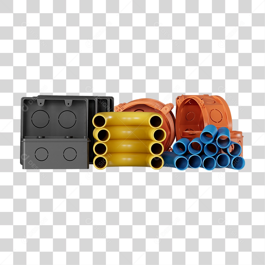 Caixas de Passagem Materiais de Acabamento Elétrico PNG Transparente