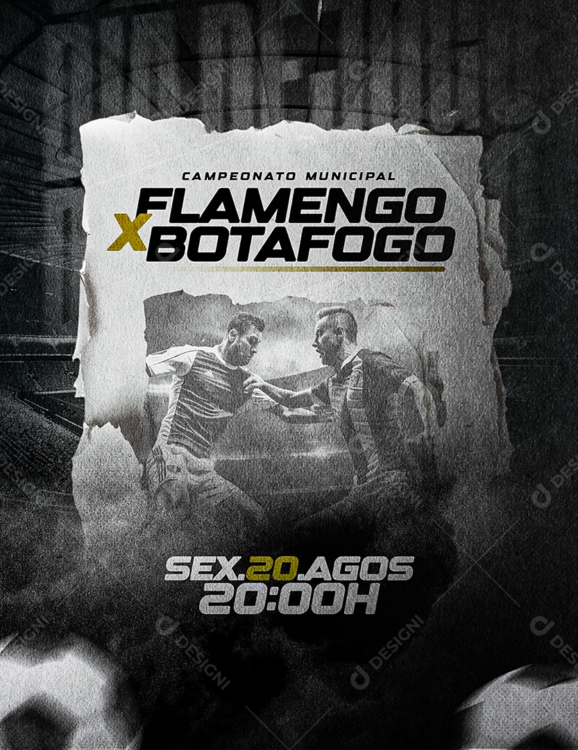 Torneio de Futebol Social Media PSD Editável