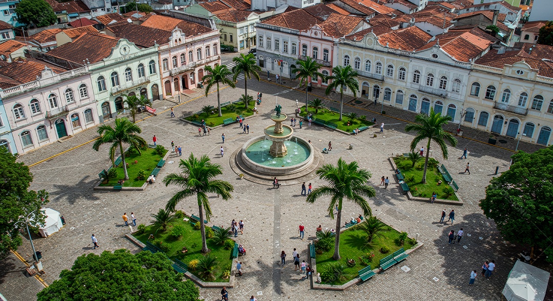 Lindo retrato realista de cidade turística Brusque.