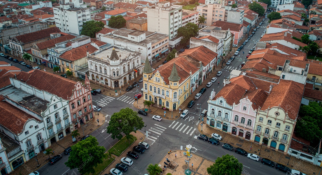 Lindo retrato realista de cidade turística Brusque.