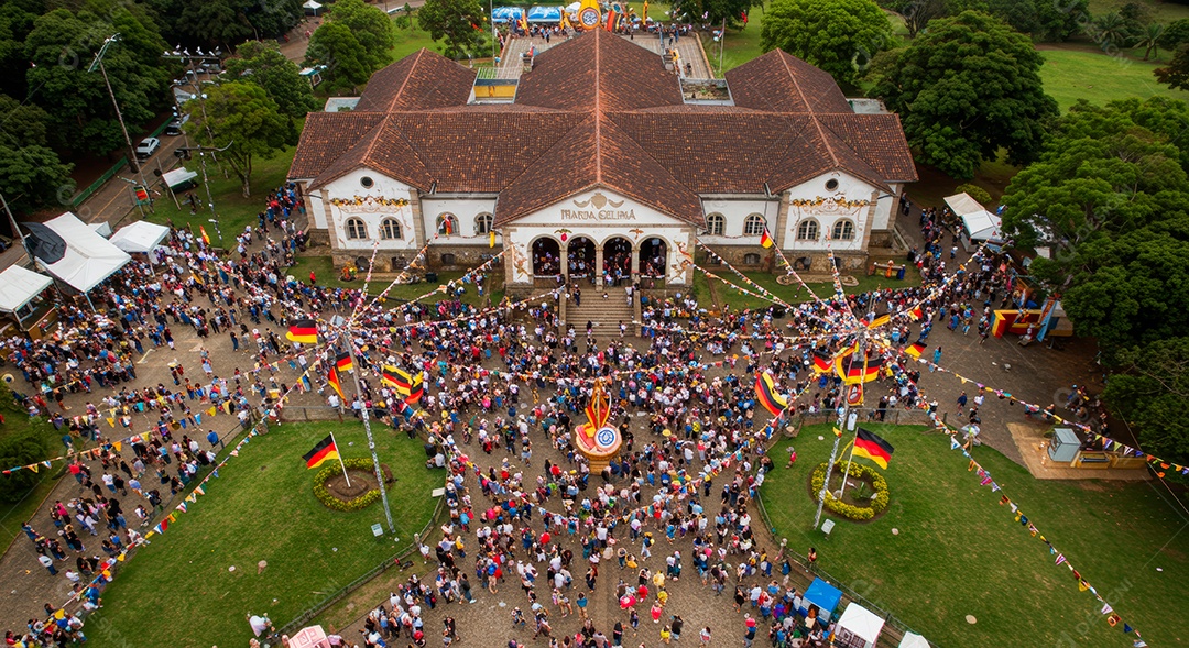 Lindo retrato realista de cidade turística Brusque.