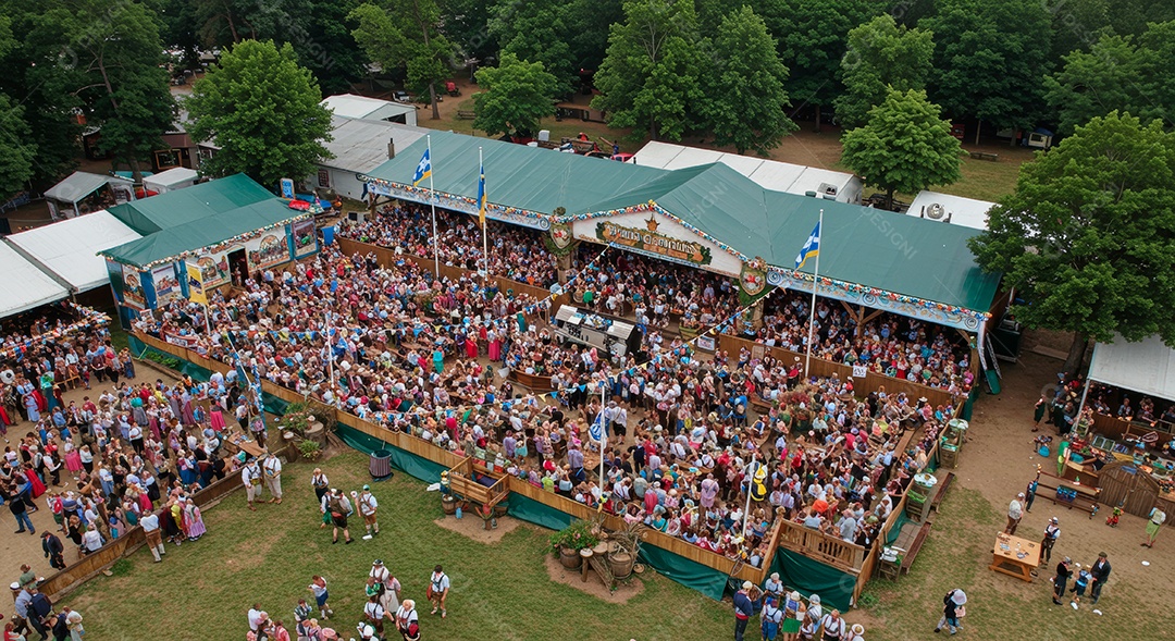 Lindo retrato realista de cidade turística Brusque.