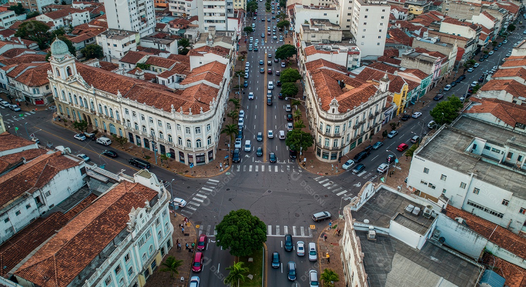 Lindo retrato realista de cidade turística Brusque.