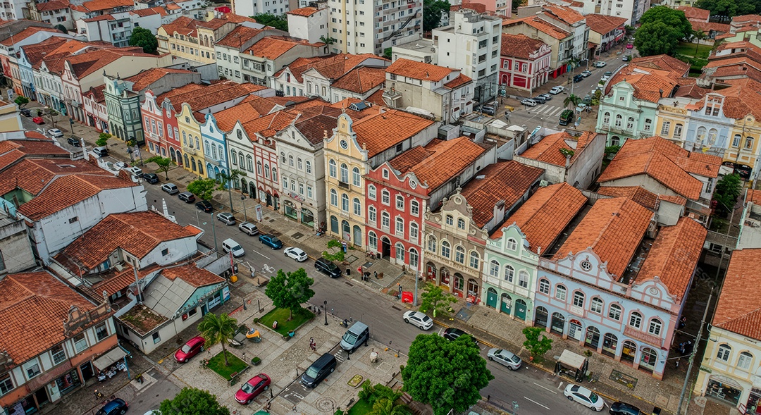 Lindo retrato realista de cidade turística Brusque.