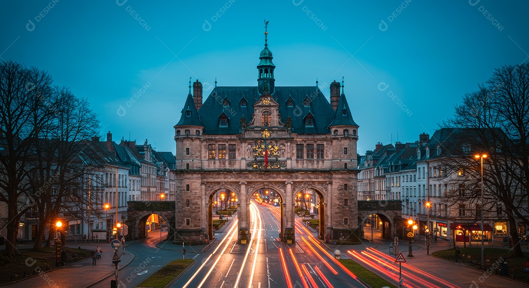 Lindo retrato realista de cidade turística Brusque.