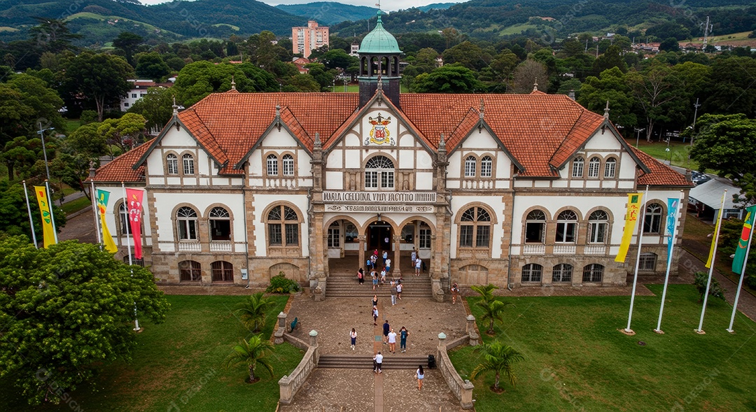 Lindo retrato realista de cidade turística Brusque.