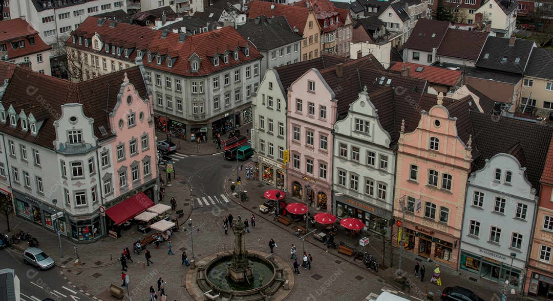 Lindo retrato realista de cidade turística Brusque.
