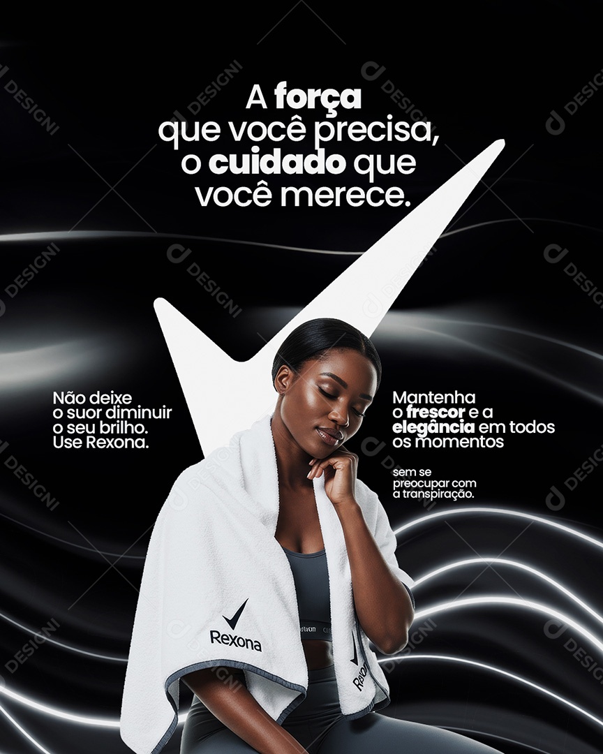 Campanha Publicitária A Força que Você Precisa Social Media PSD Editável