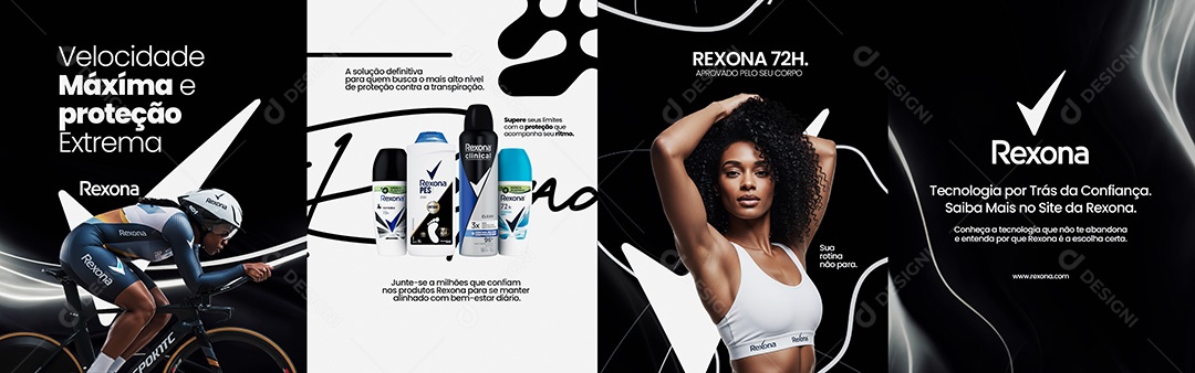 Campanha Publicitária Velocidade Máxíma e Proteção Social Media PSD Editável