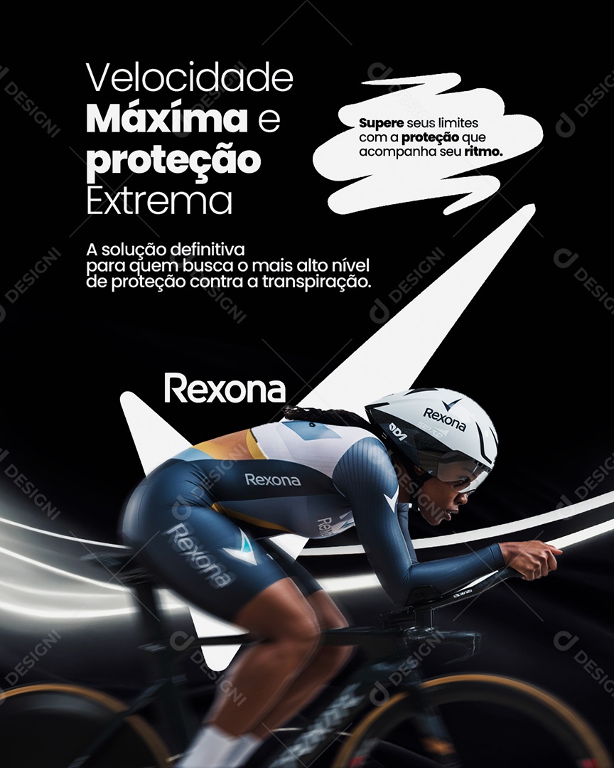 Campanha Publicitária Velocidade Máxíma Social Media PSD Editável