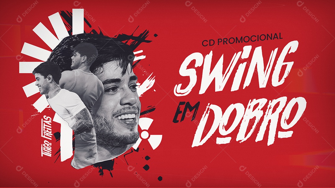 Flyer Banner Swing em Dobro Social Media PSD Editável
