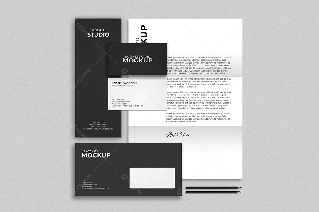 Maquete De Identidade Visual Corporativa