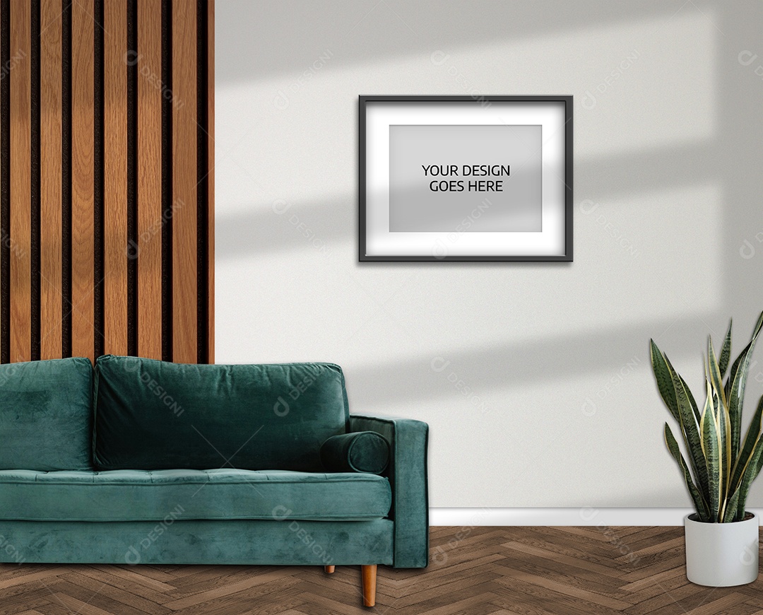 Moldura de Quadro de Parede Mockup PSD