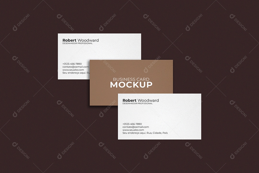 Modelo de Maquete Visual Corporativa PSD Editável