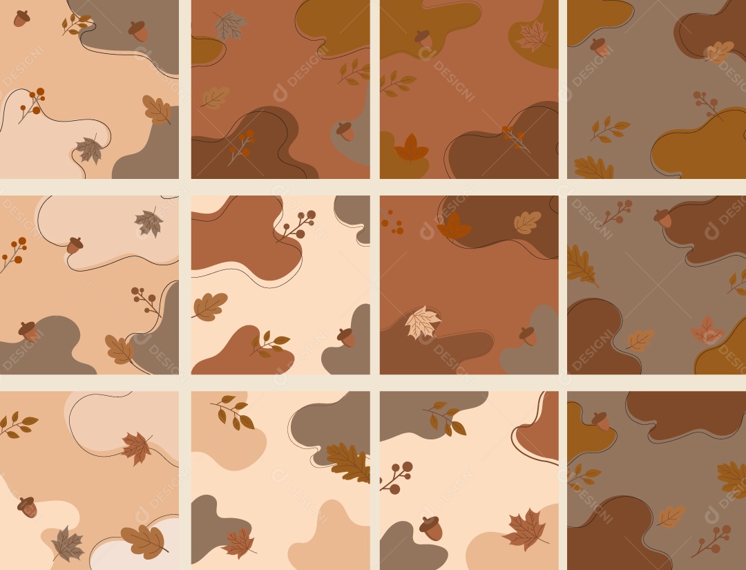 Formas orgânicas abstratas blob molda fundo com cor de tom de terra